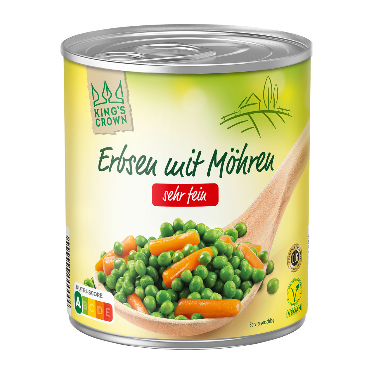 Erbsen mit Möhren