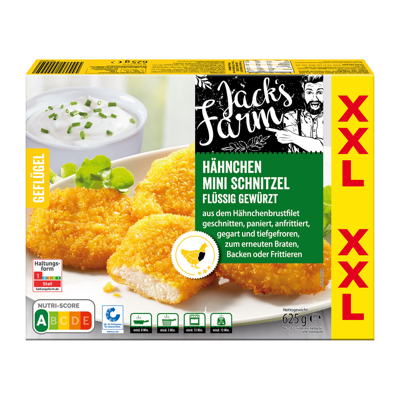  Hähnchen-Mini-Schnitzel XXL