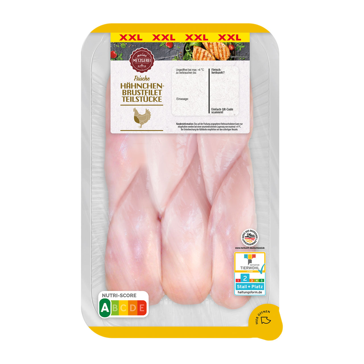  Hähnchenbrustfilet-Teilstücke XXL