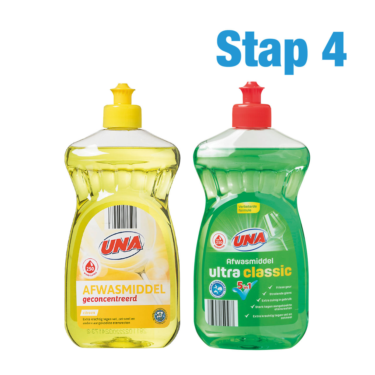 Una afwasmiddel bij ALDI