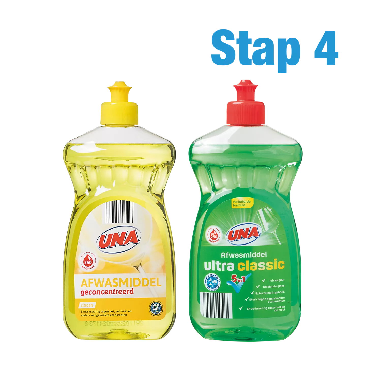 Una afwasmiddel bij ALDI