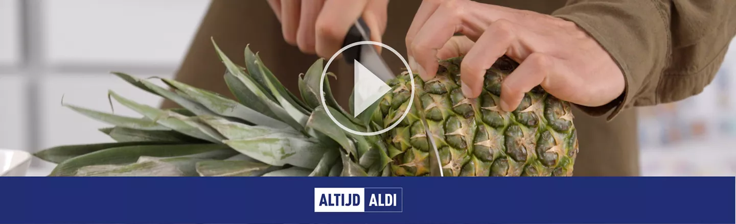 Ananas snijden  