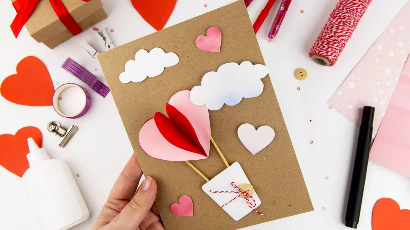 Tarjeta amor hecha a mano 
