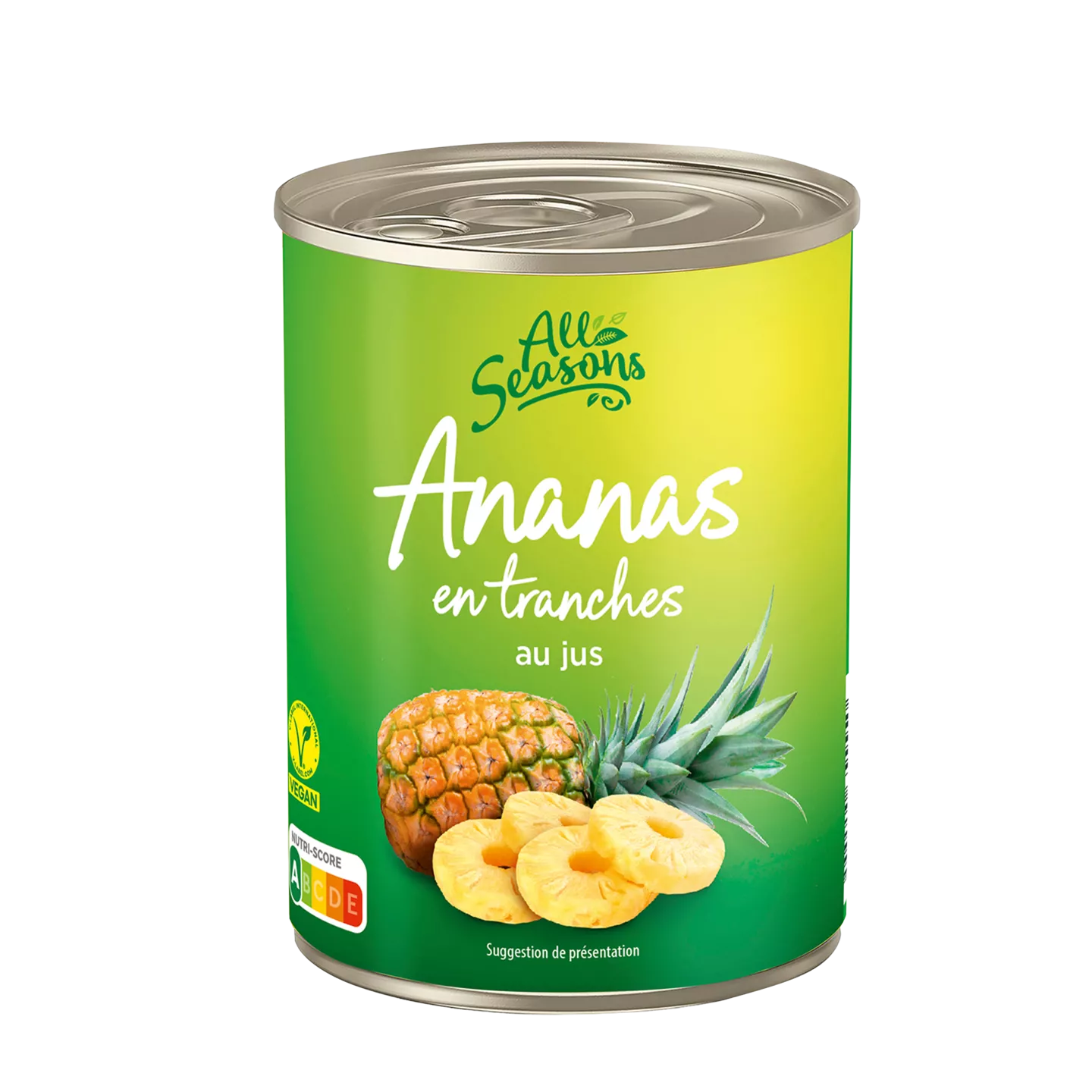 ALL SEASONS® Ananas en tranches au jus