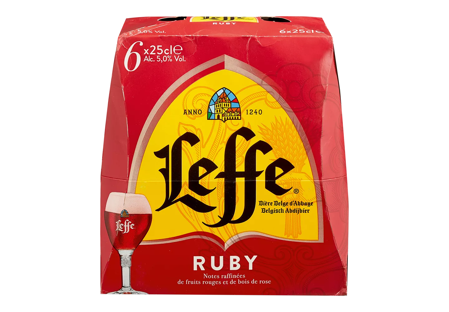 LEFFE® BIÈRE D'ABBAYE RUBY 5° Bière d'abbaye ruby 5°