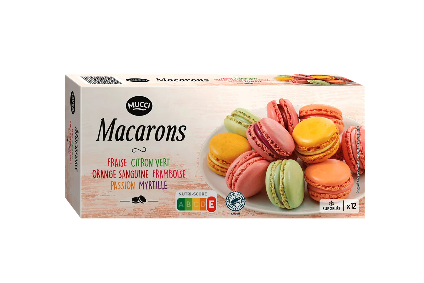 MUCCI® 12 MACARONS ASSORTIS 12 MACARONS ASSORTIS