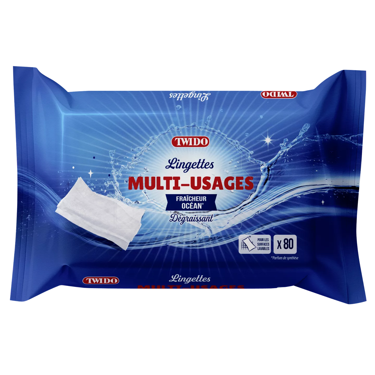 TWIDO® Lingettes multi-usages