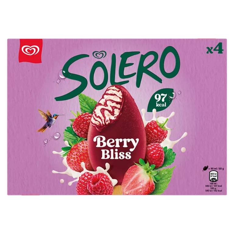 SOLERO® 4 BÂTONNETS FRUITS ROUGES