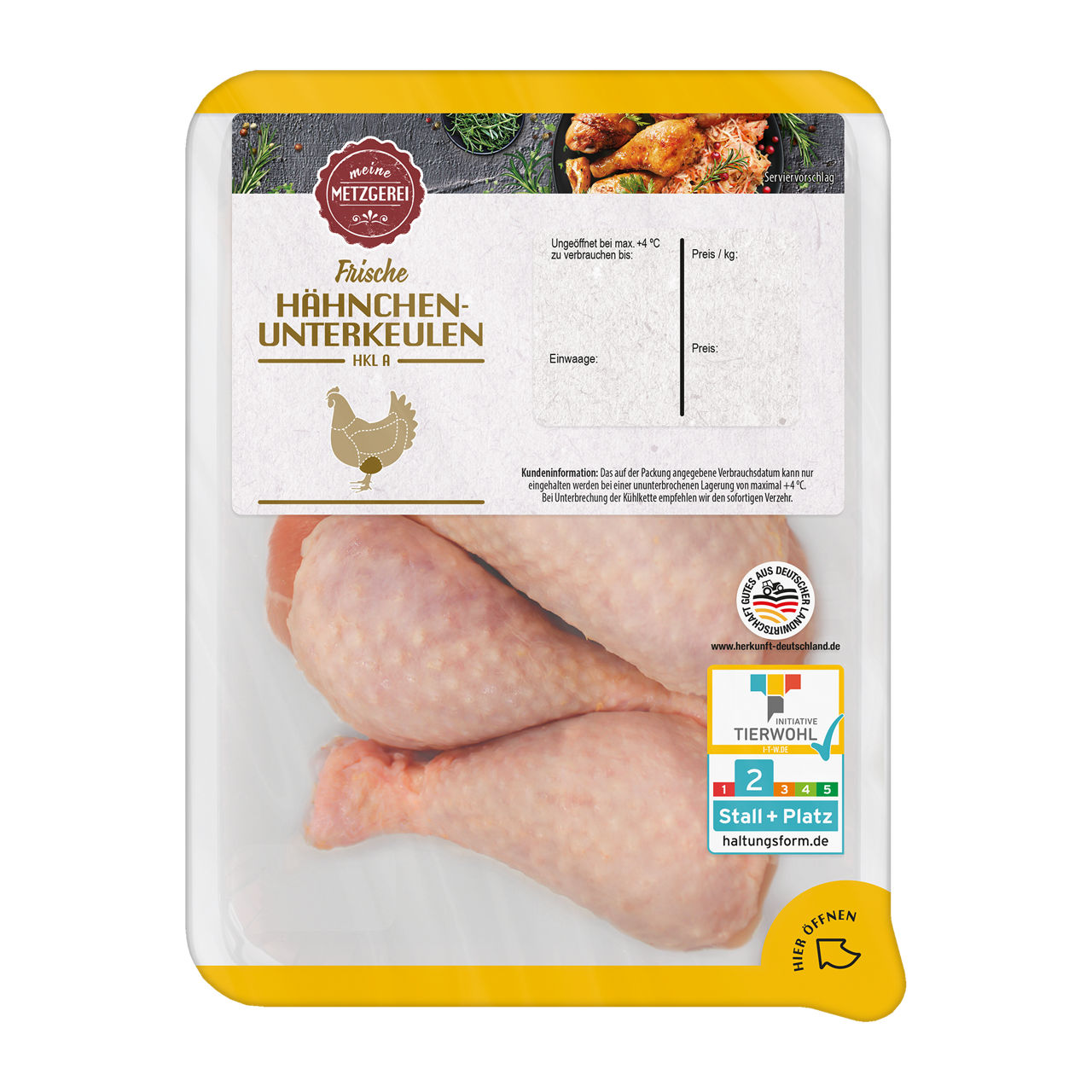  Hähnchen-Unterkeulen