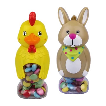 Figur mit Schokolinsen