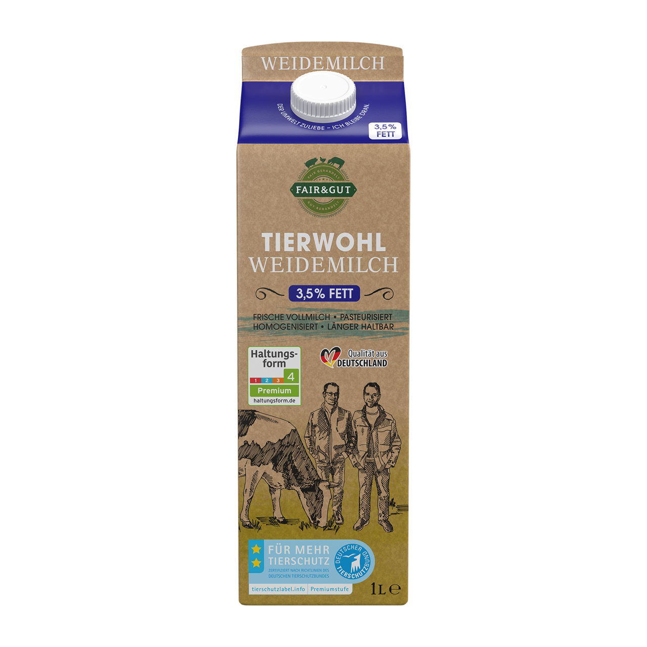 Tierwohl-Weidemilch
