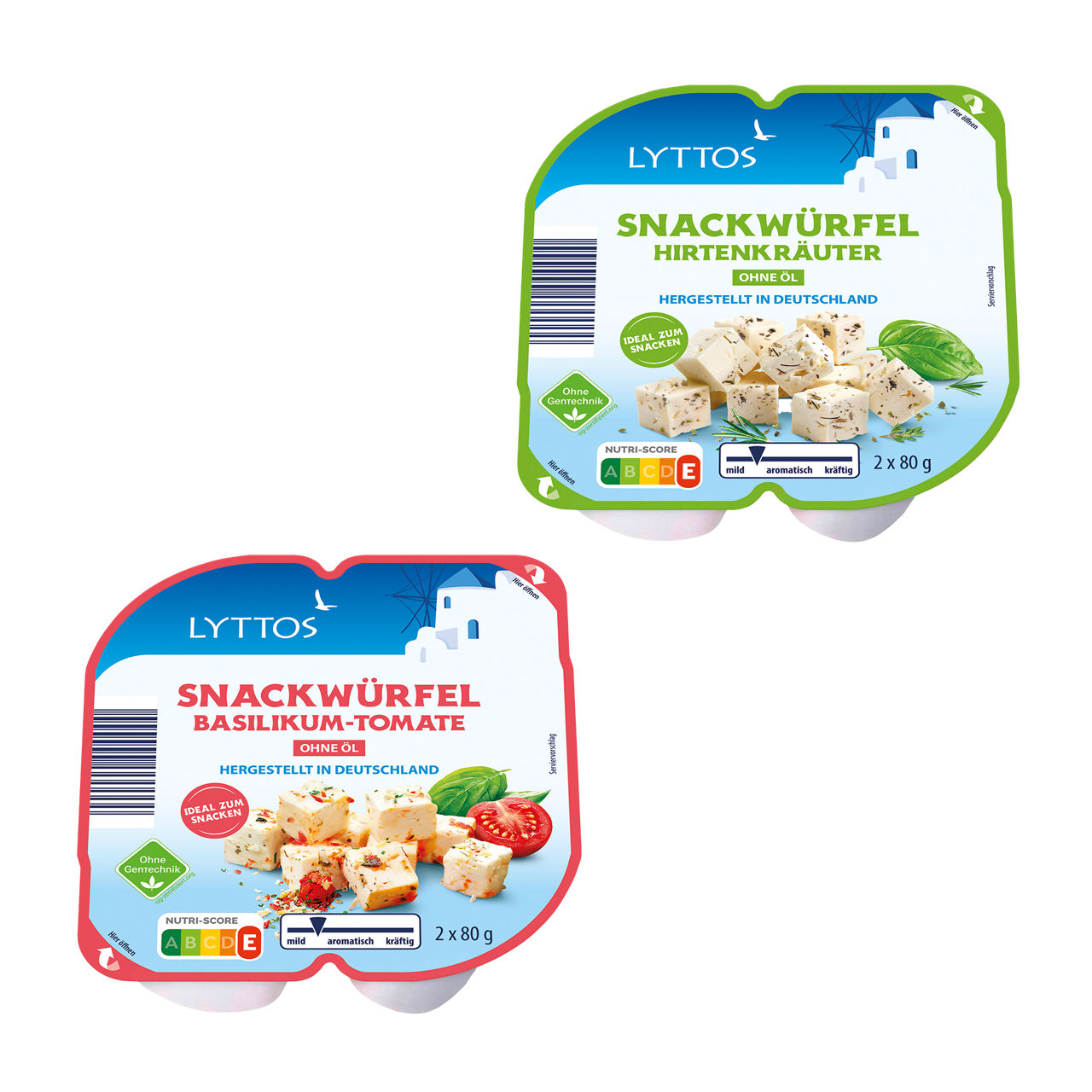 Hirtenkäse in Würfeln