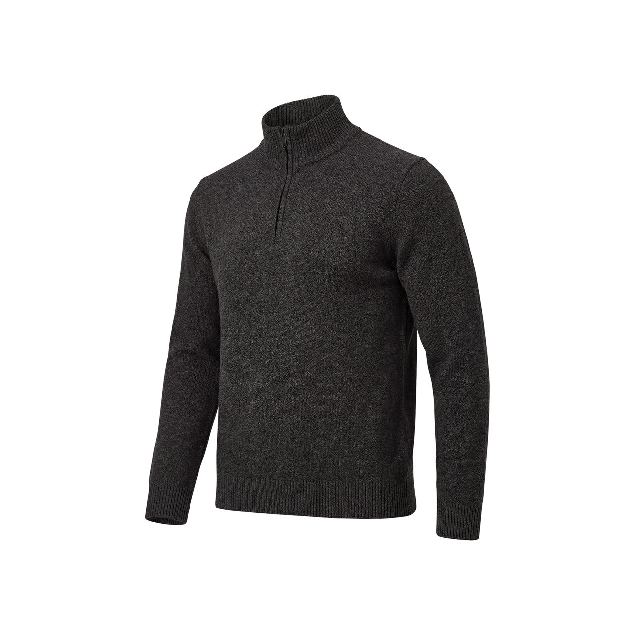 Sweter z półzamkiem męski