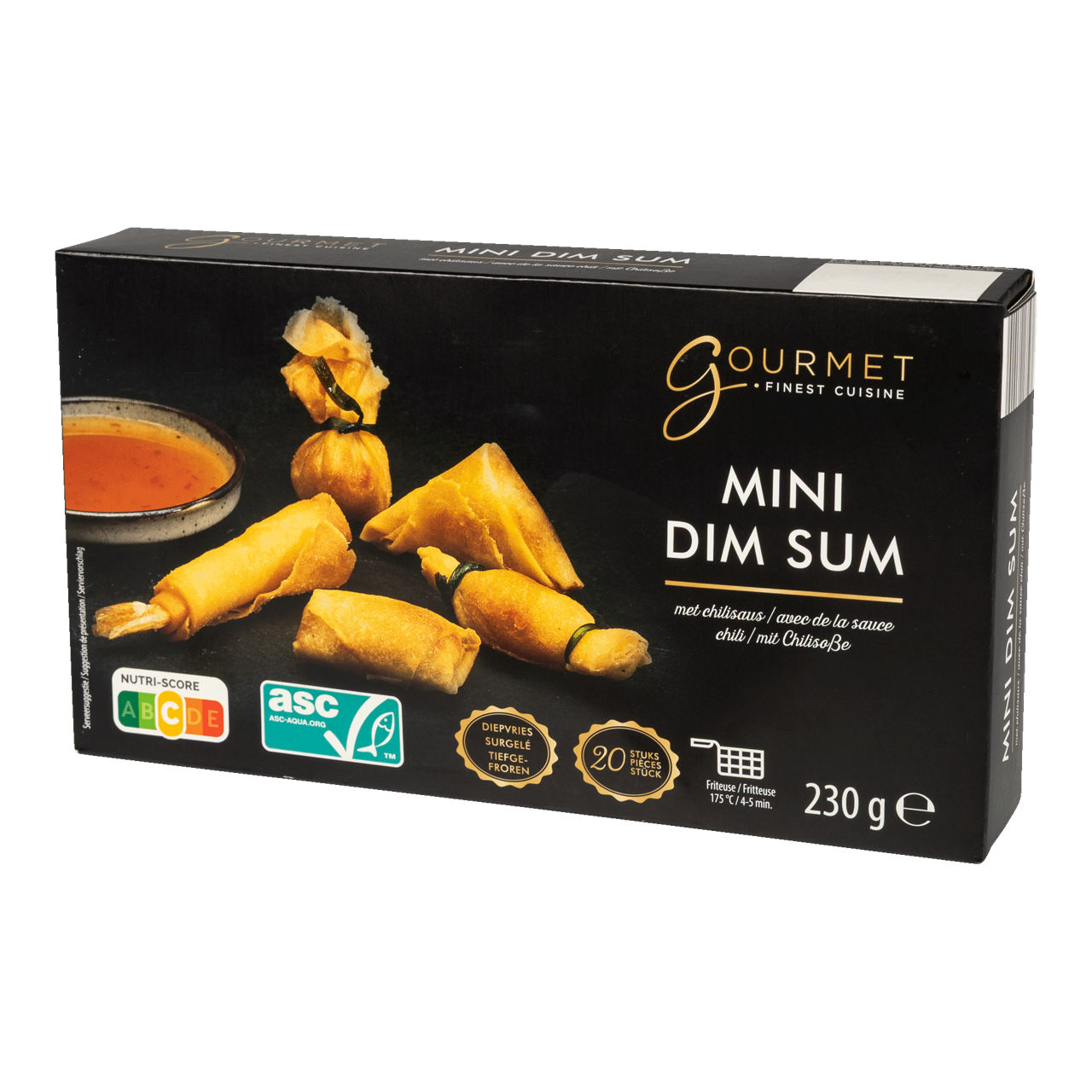 GOURMET FINEST CUISINE Minidimsum met chilisaus, 20 st. (230 g)