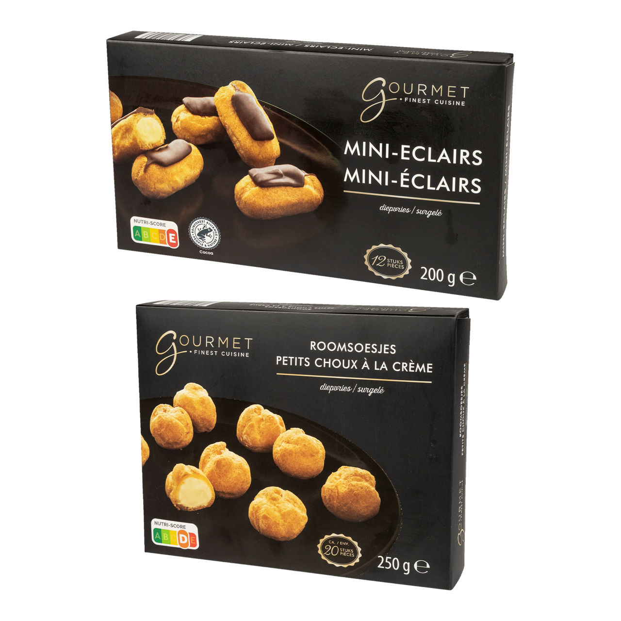 GOURMET FINEST CUISINE Mini-eclairs of minisoesjes (200 g/250 g)