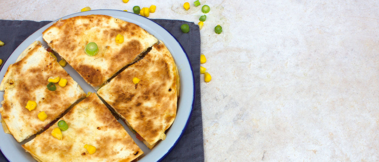 Quesadilla's met gehakt van ALDI