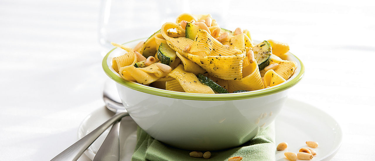Spaghetti met pesto alla genovese