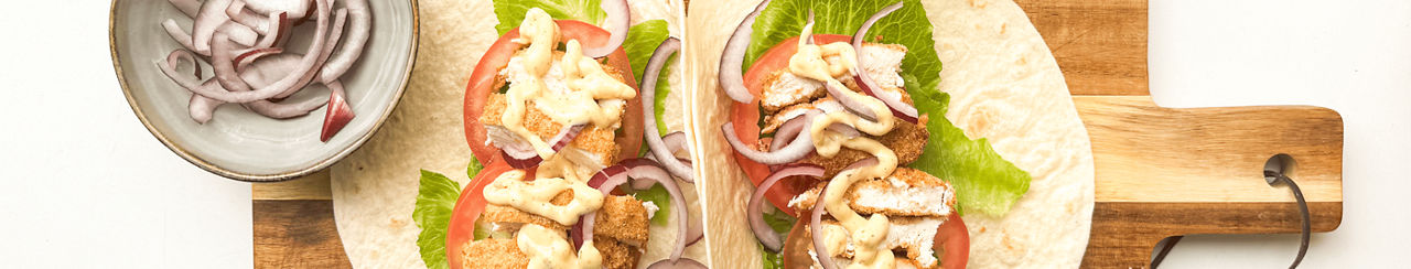 Wraps met crispy chicken ALDI