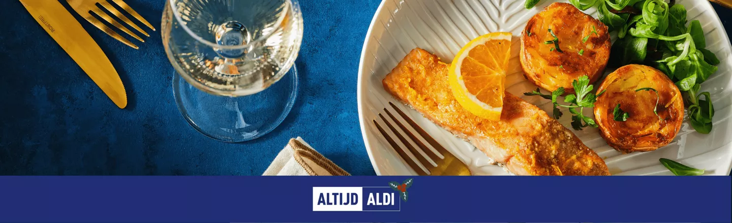 Kerst hoofdgerecht met vis