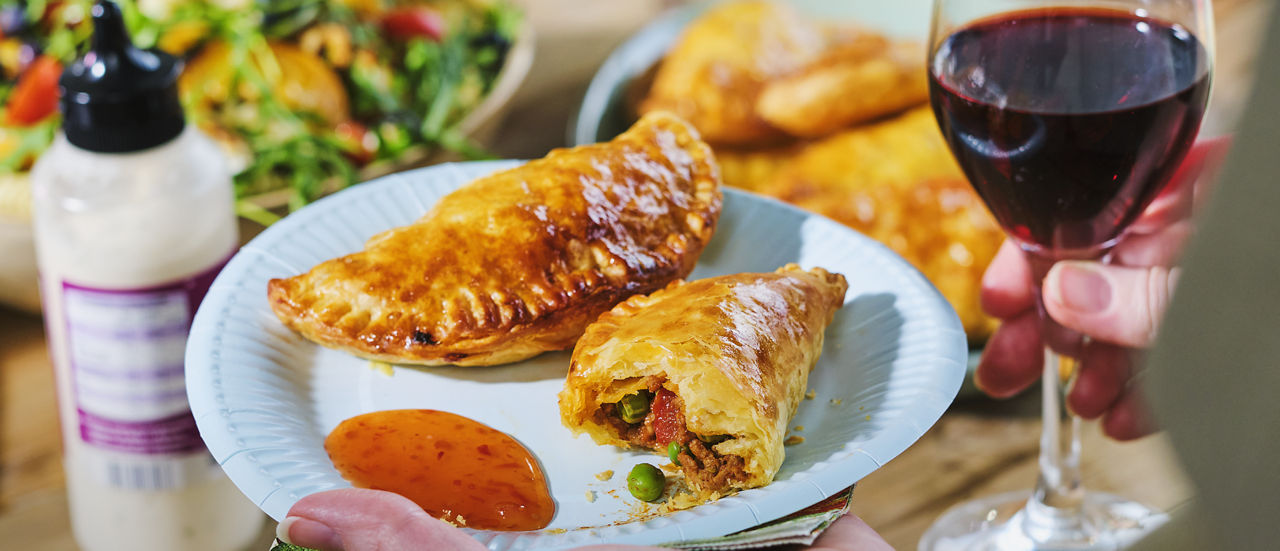 Makkelijke empanada's met pittige gehaktvulling