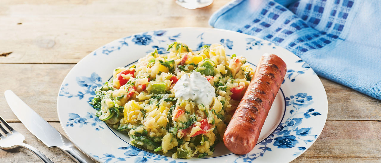 Voorjaarsstamppot met rucola van ALDI