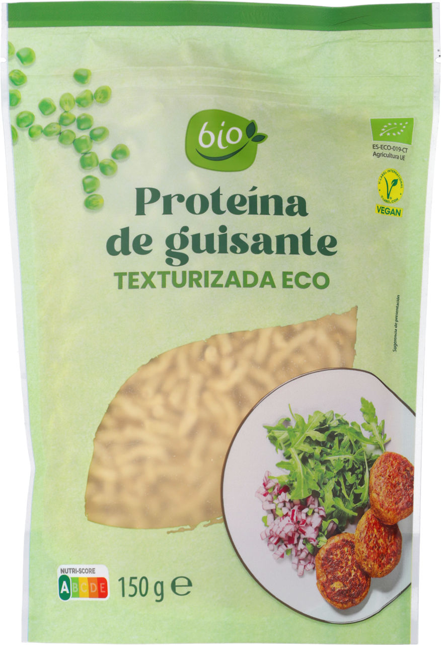 Proteína de guisante texturizada ecológica 150 g