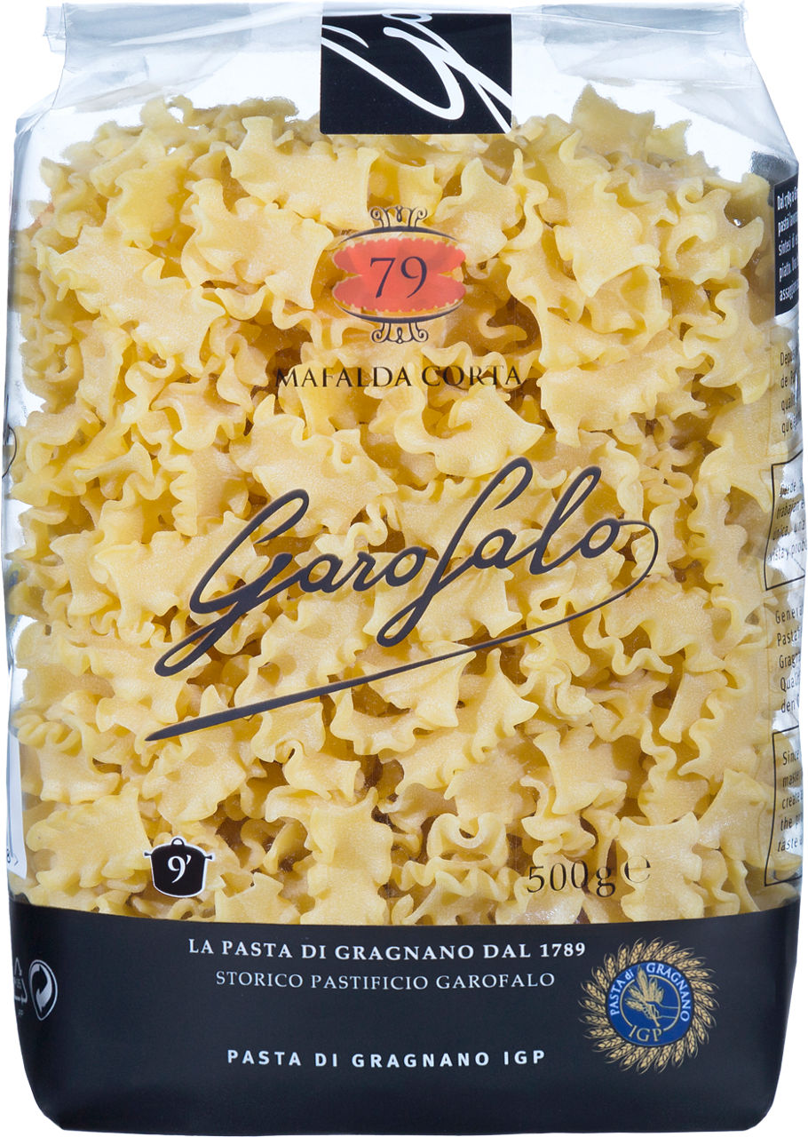 Pasta Mafalda GAROFALO, paquete 500 g