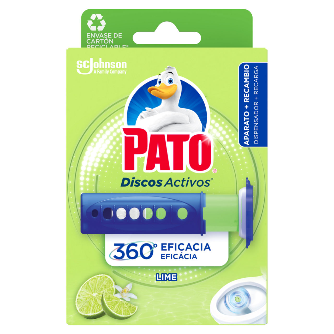 Discos wc aparato lima PATO, pack 1 ud unidad