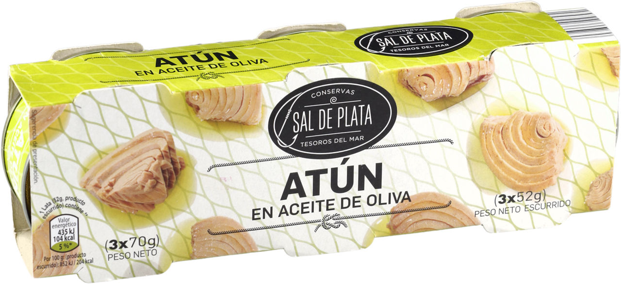 Atún en aceite de oliva 3 x 52 g