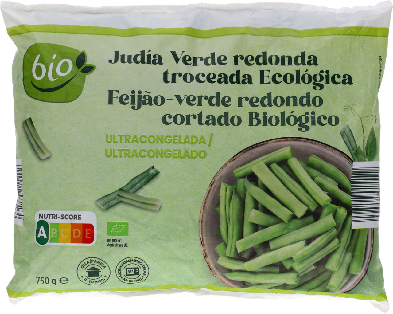 Judía verde redonda 750 g
