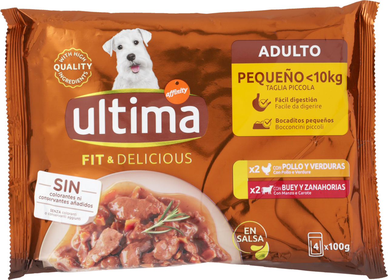 Comida húmeda para perros 4 x 100 g