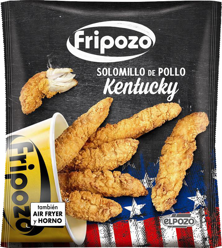 Solomillo de pollo kentuky FRIPOZO, bolsa 250 g