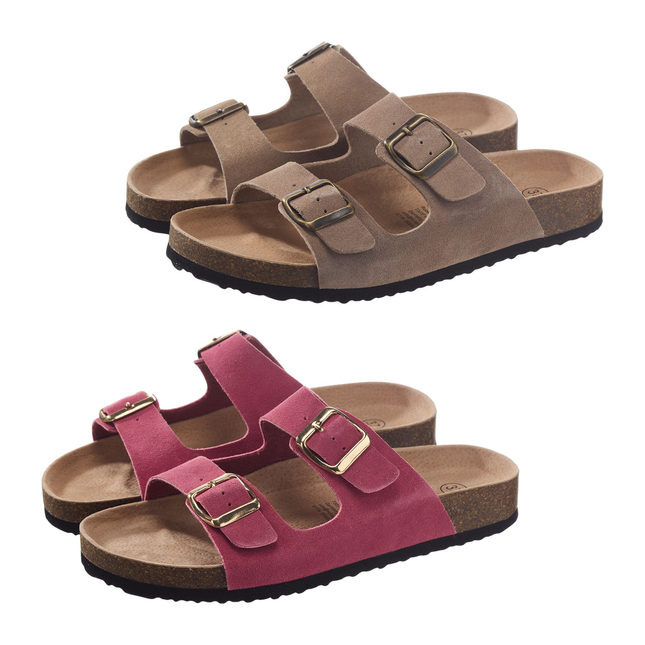  Leder-Tieffußpantolette