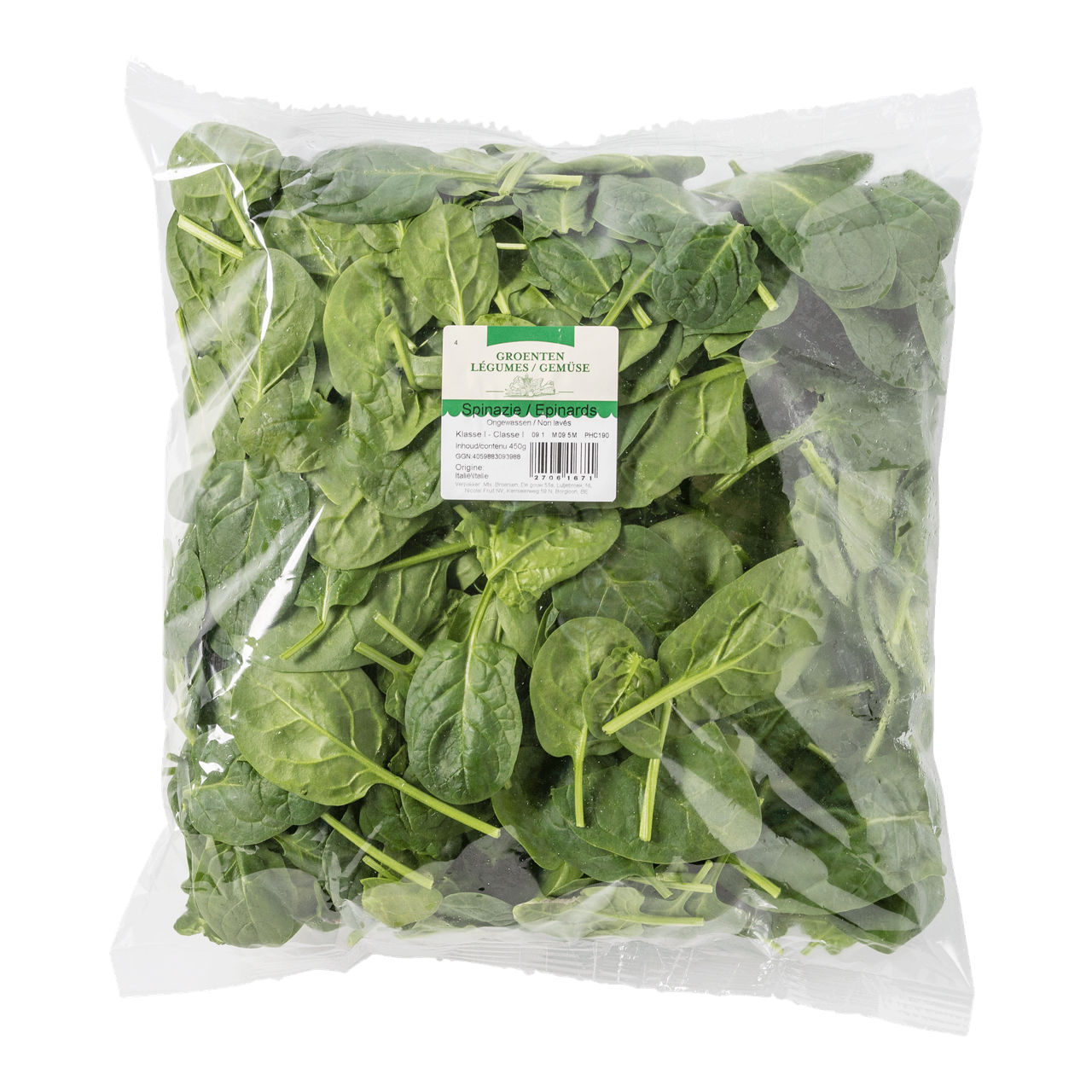 Spinazie (450 g)