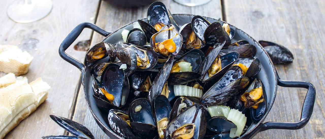 Mosselen met crème fraîche van ALDI