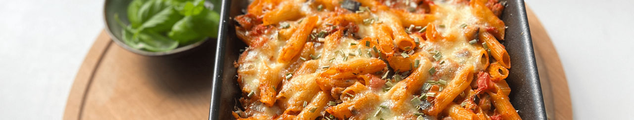 Pasta ovenschotel met mozzarella (vega) - ALDI Supermarkten