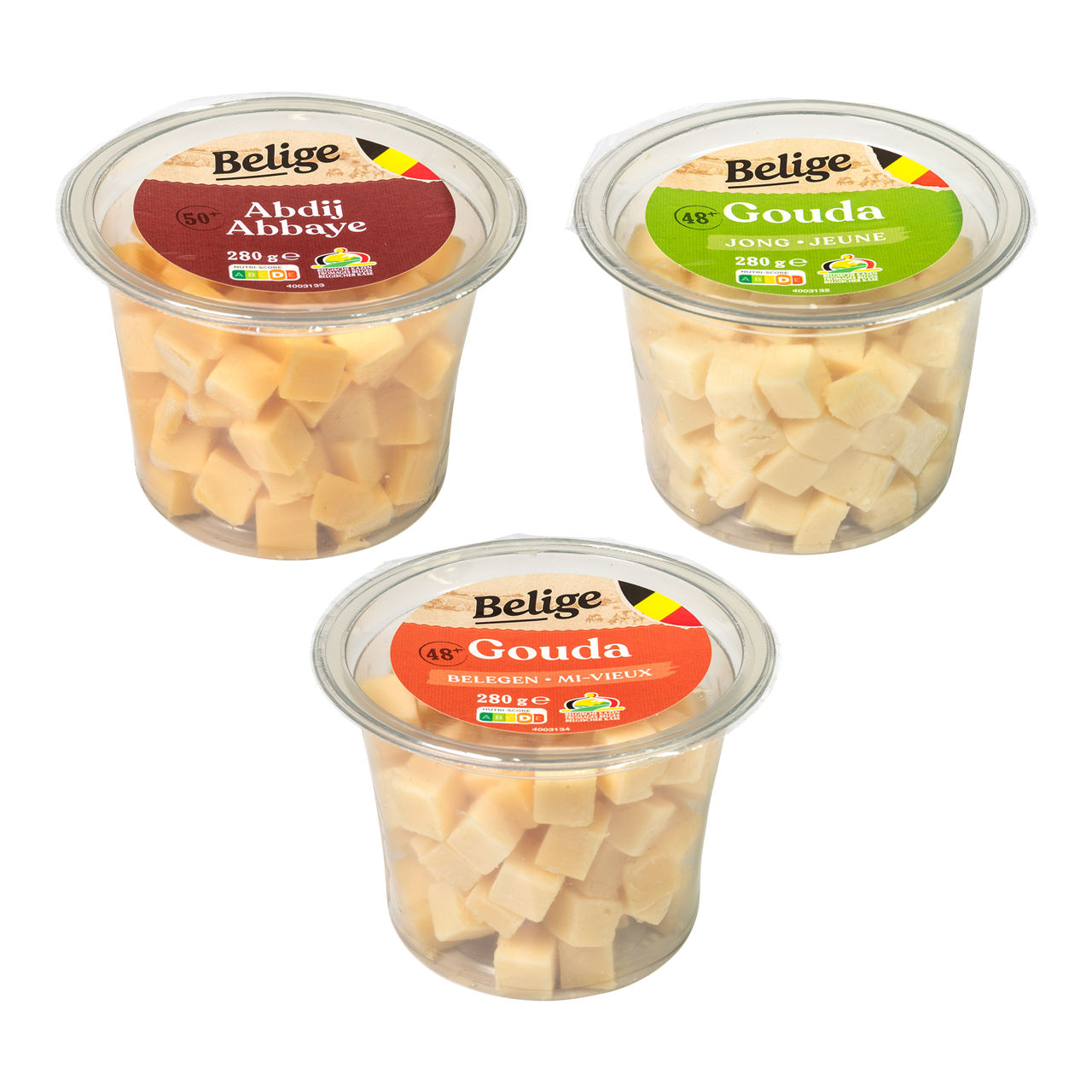 BELIGE Kaasblokjes (280 g)
