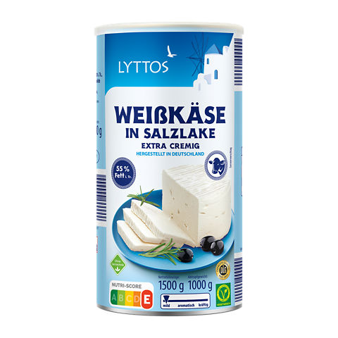 Weißkäse in Salzlake