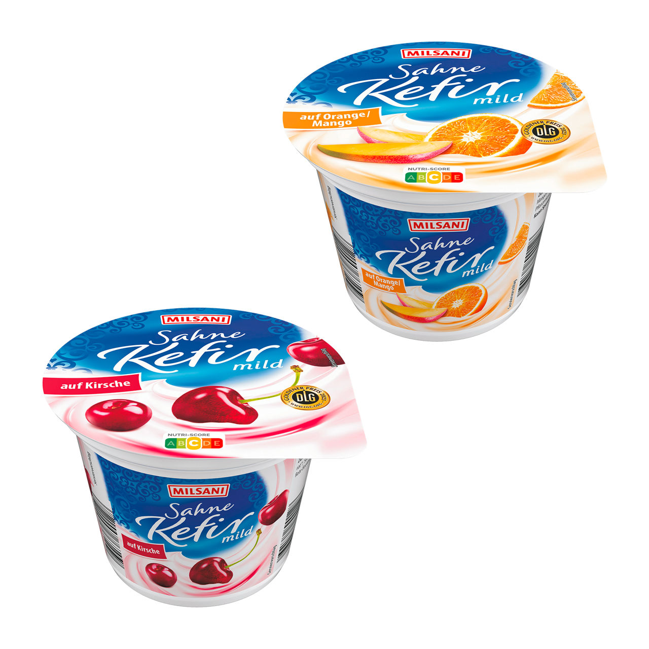 Sahne-Kefir auf Frucht