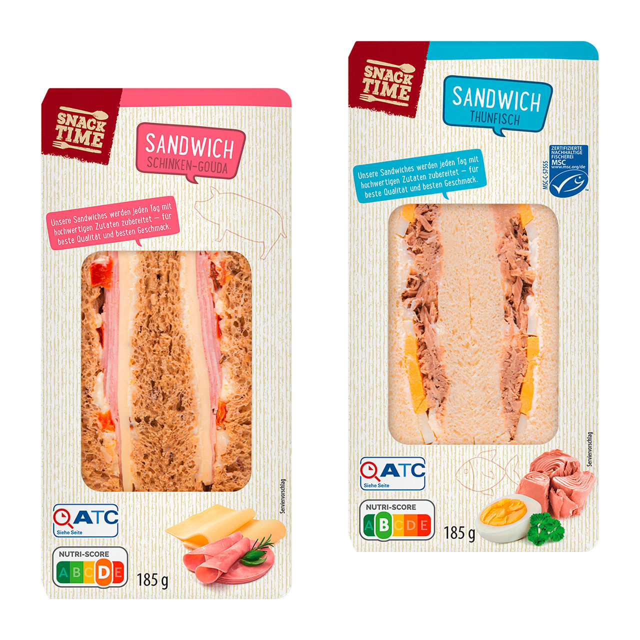 Frische Sandwiches
