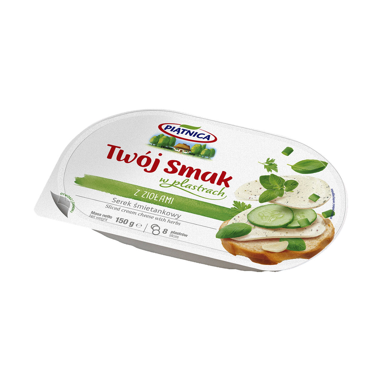Serek śmietankowy Twój Smak w plastrach