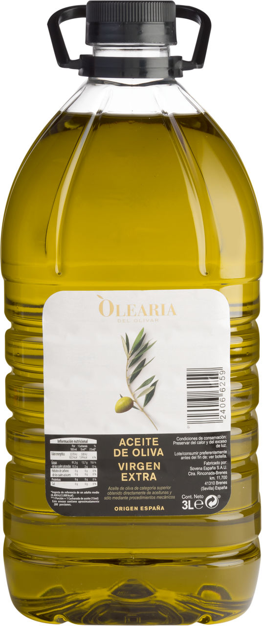 Aceite de oliva virgen extra 3 l