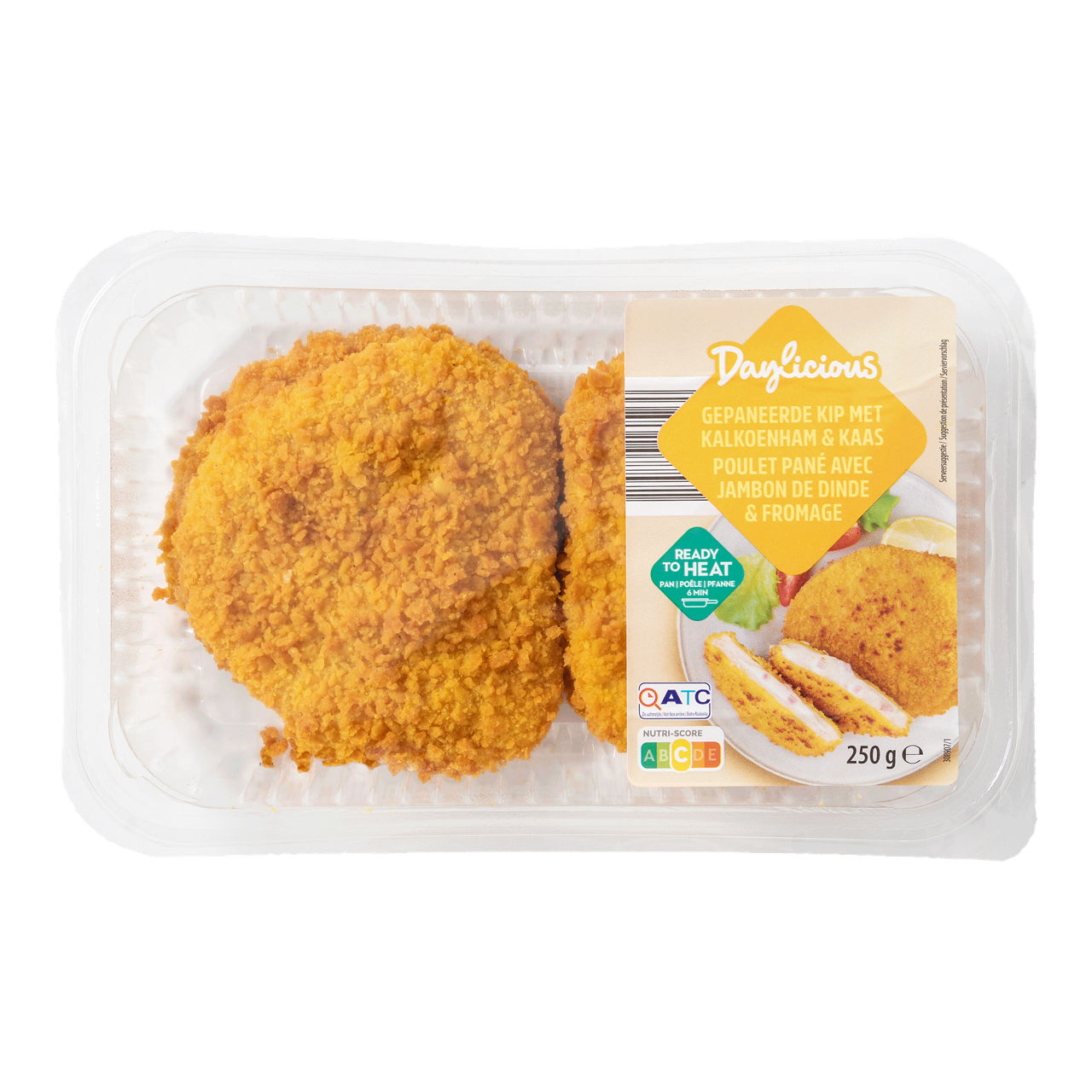 DAYLICIOUS® Gepaneerde kip, 2 st.