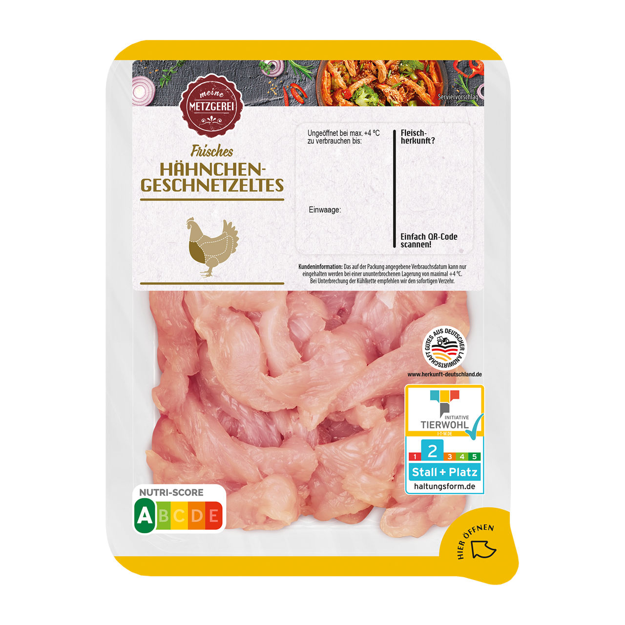  Hähnchen-Geschnetzeltes