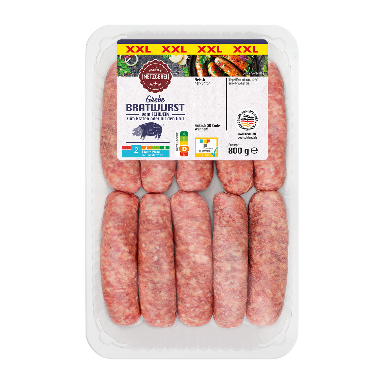  Grobe Bratwurst XXL