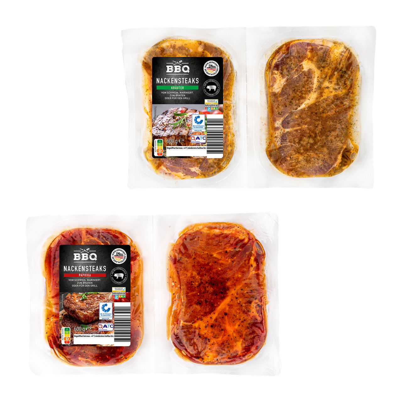  Marinierte Nackensteaks