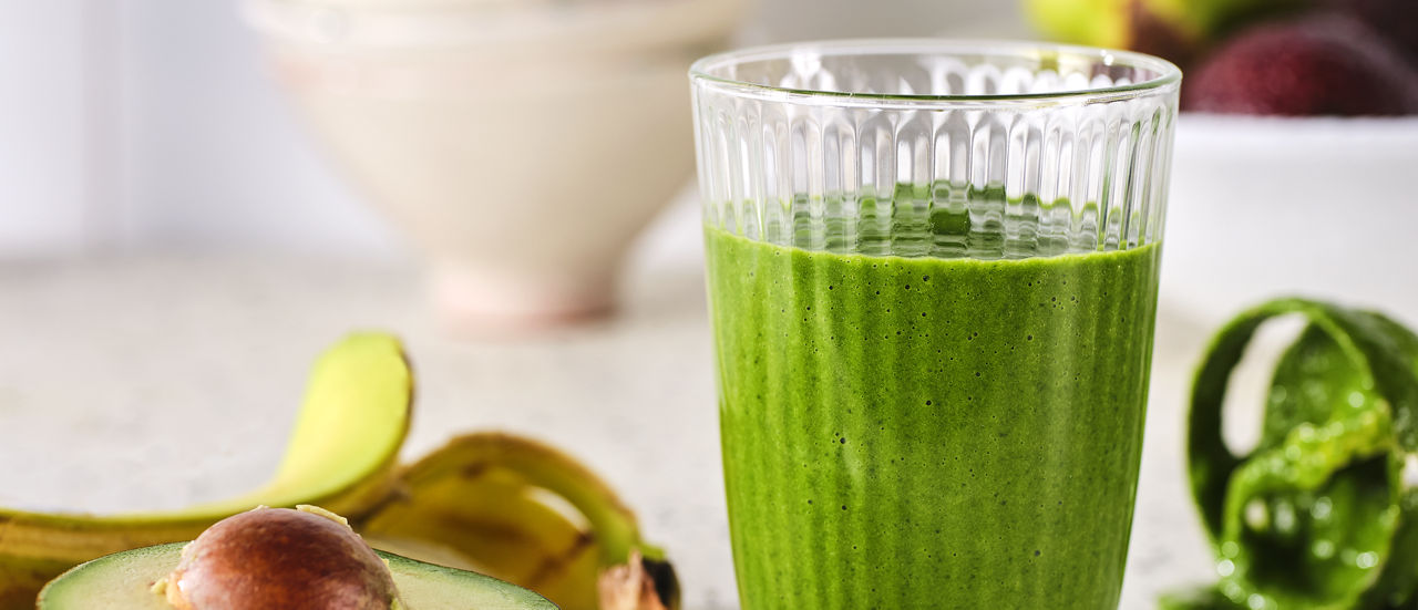 Spinazie-avocadosmoothie