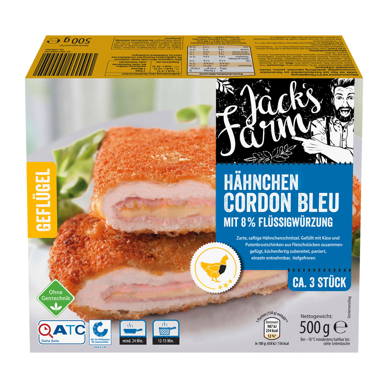 Hähnchen Cordon Bleu