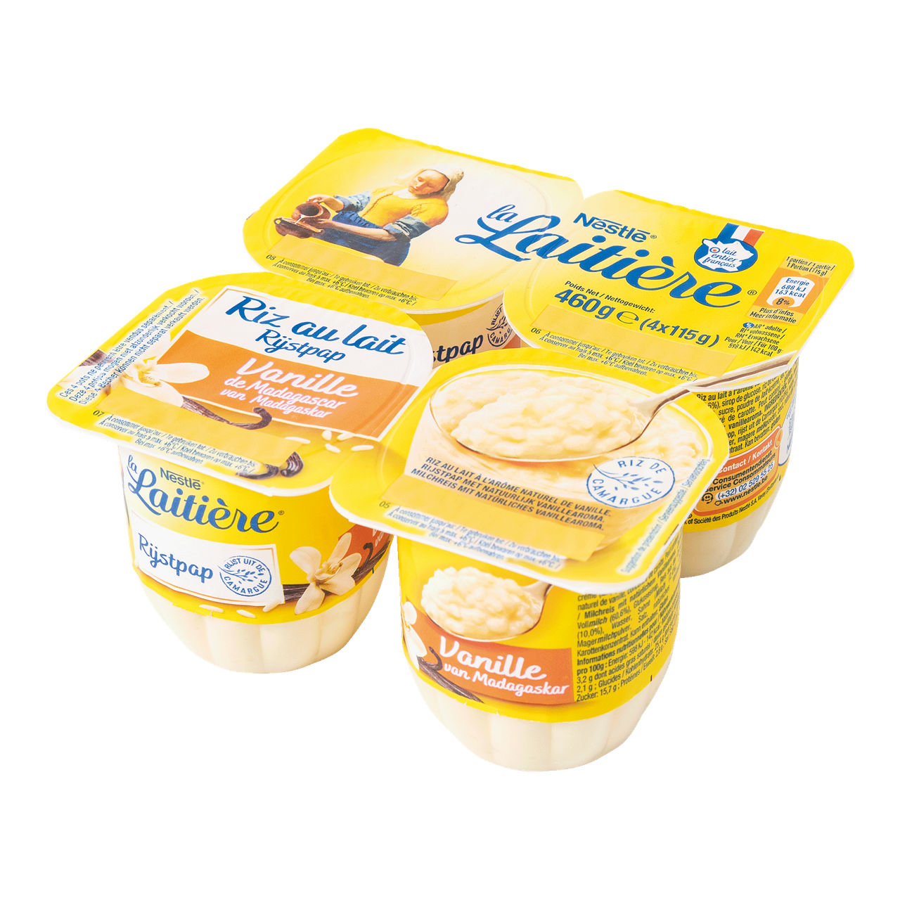 LA LAITIÈRE® Rijstpap, 4 st.
