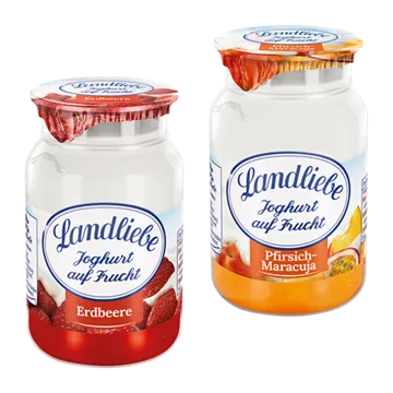 Joghurt auf Frucht